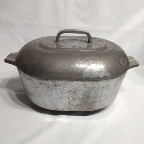 Magnalite Kitchen Vintage Magnalite 8 Qt 75 L Aluminum Dutch Oven